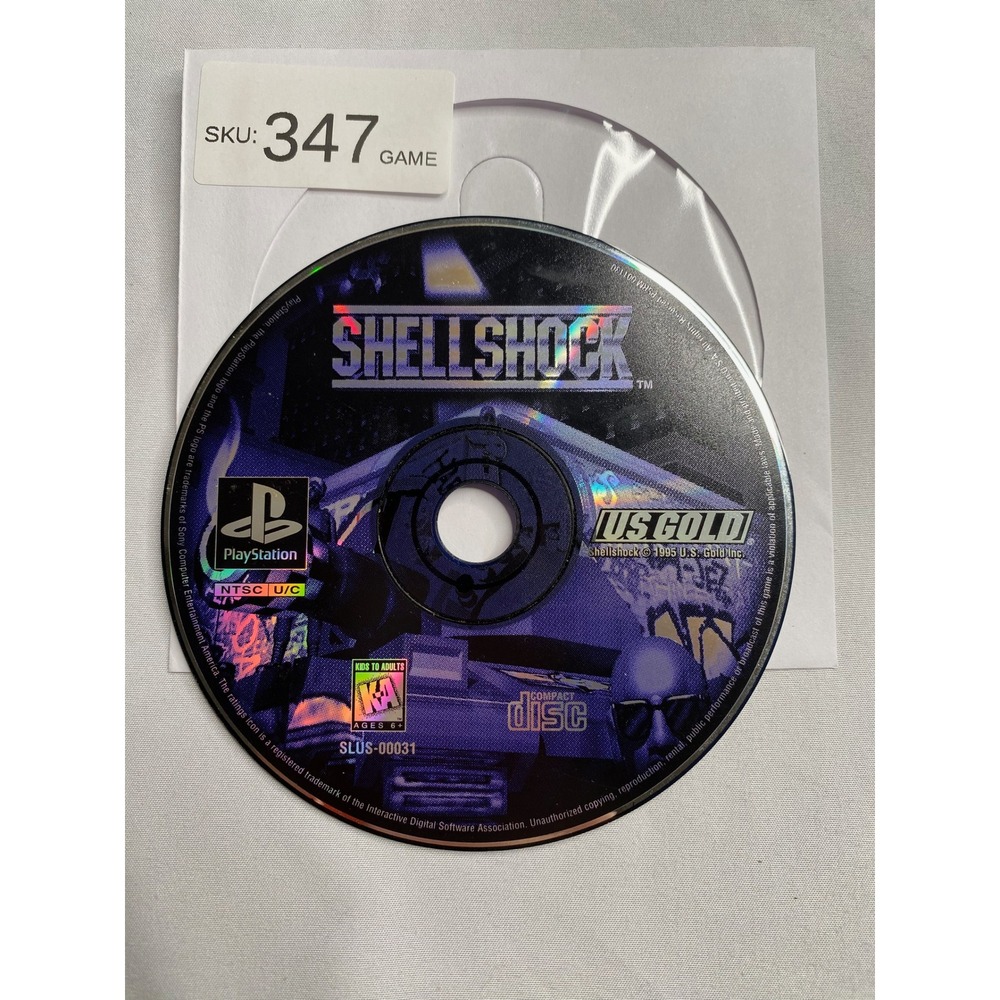Shellshock Sony PlayStation PS1 1995 US Gold